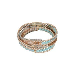 The Pioneer Woman Multi Color Beaded Wrap Bracelet